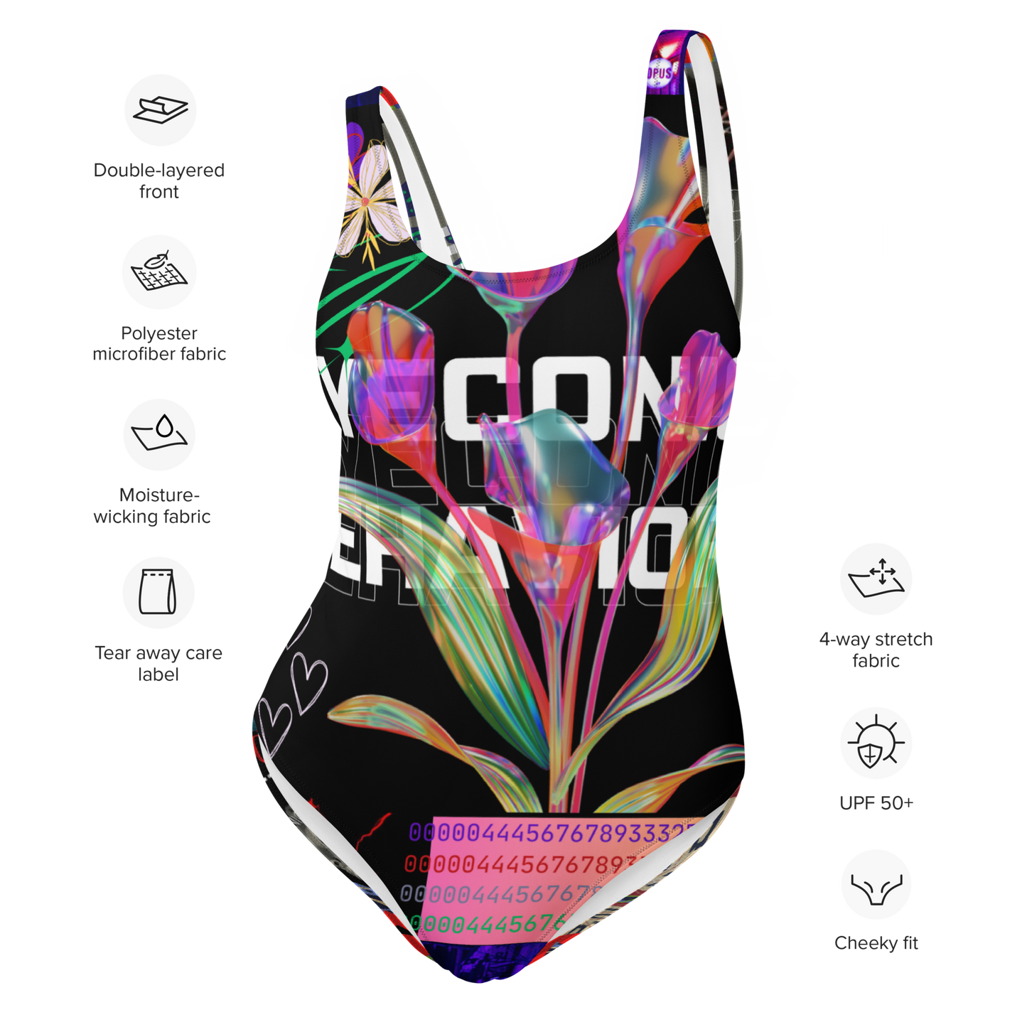 Eyeconic Behavior Florals One-Piece Swimsuit