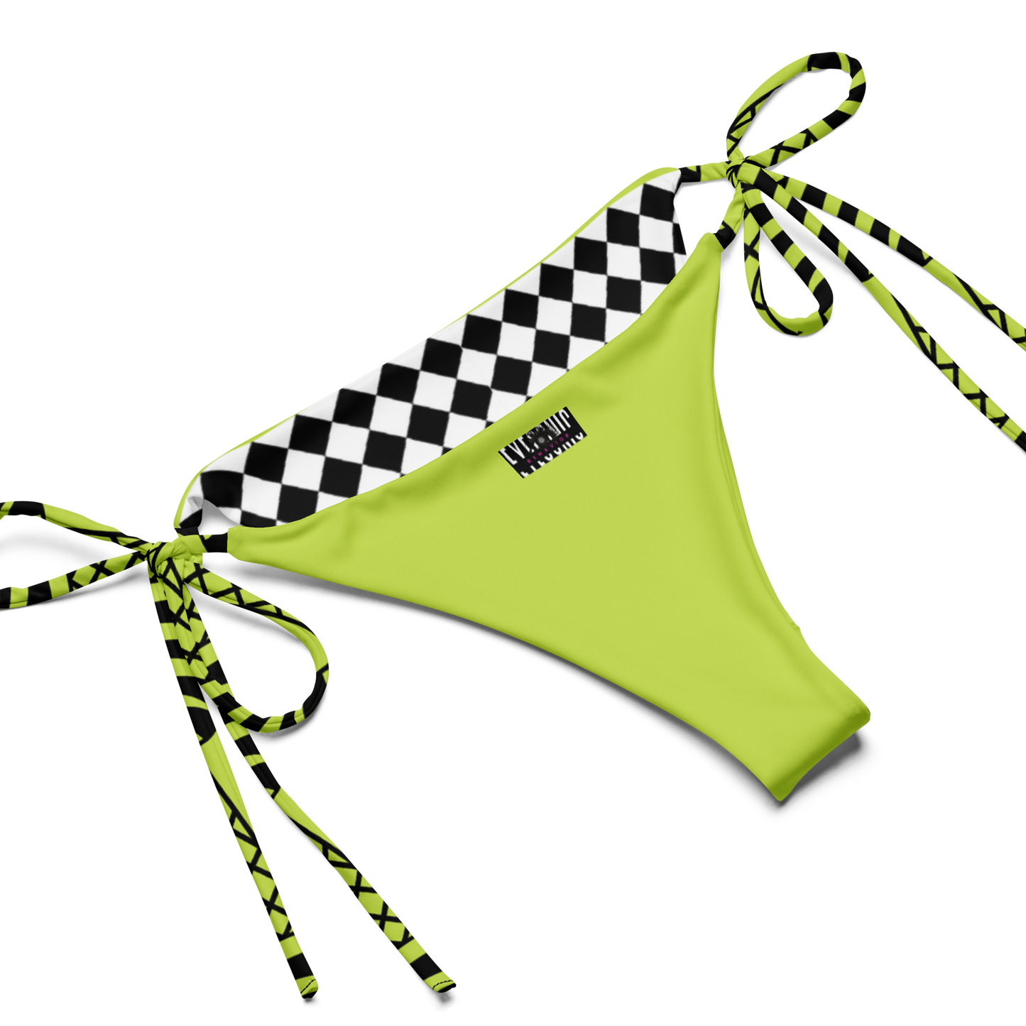 Chess Not Checkers 2 String Bikini Set