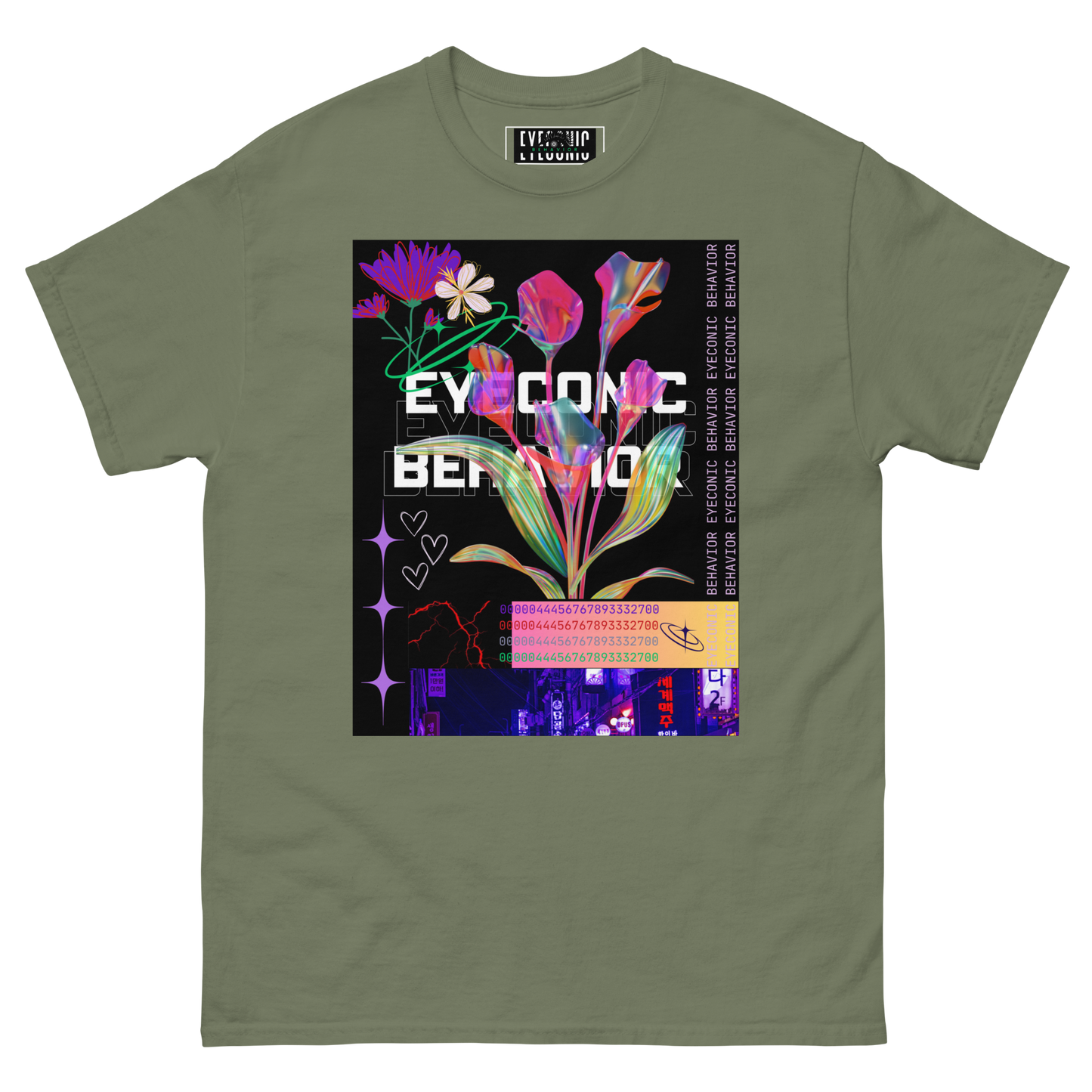 Eyeconic Behavior Florals T-shirt