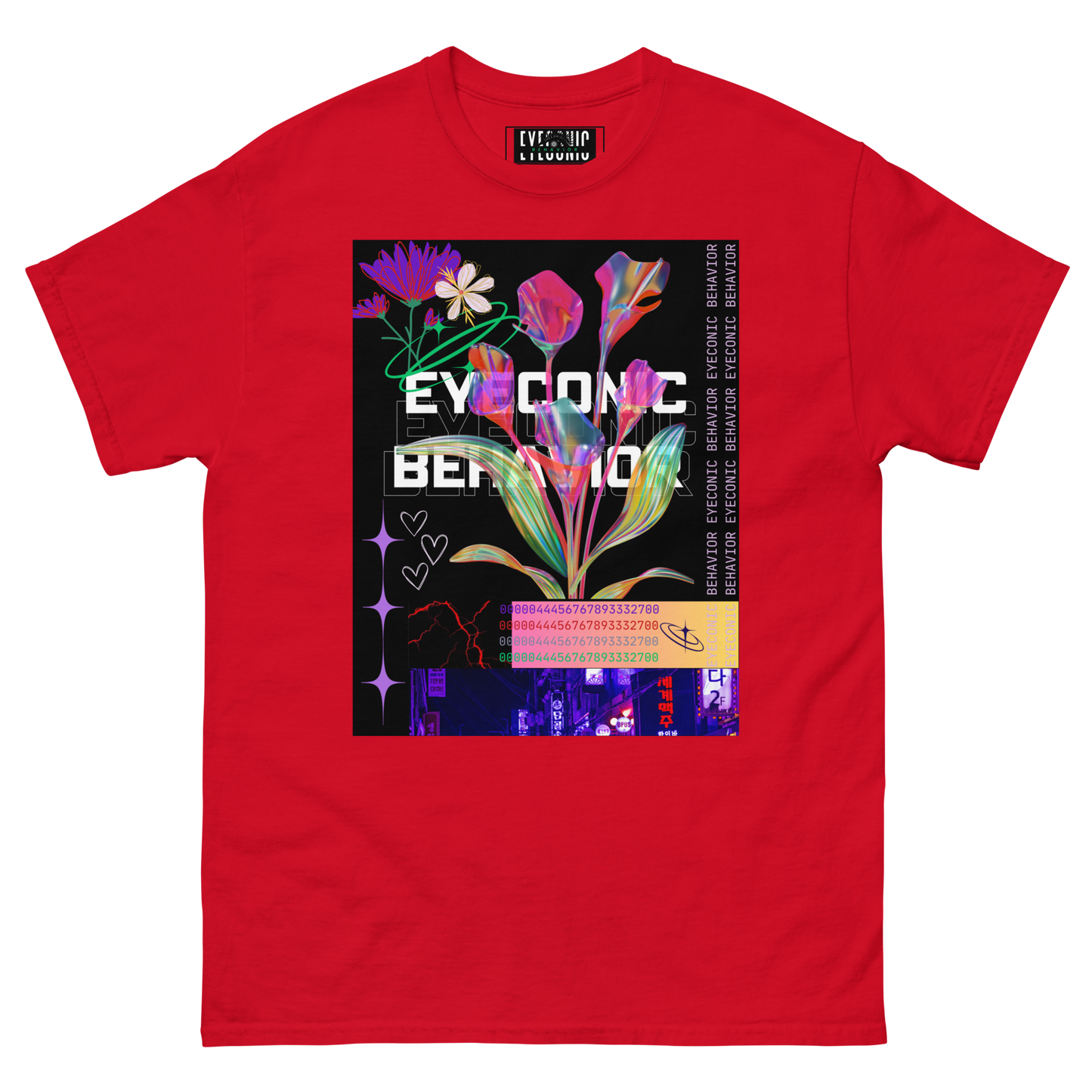 Eyeconic Behavior Florals T-shirt