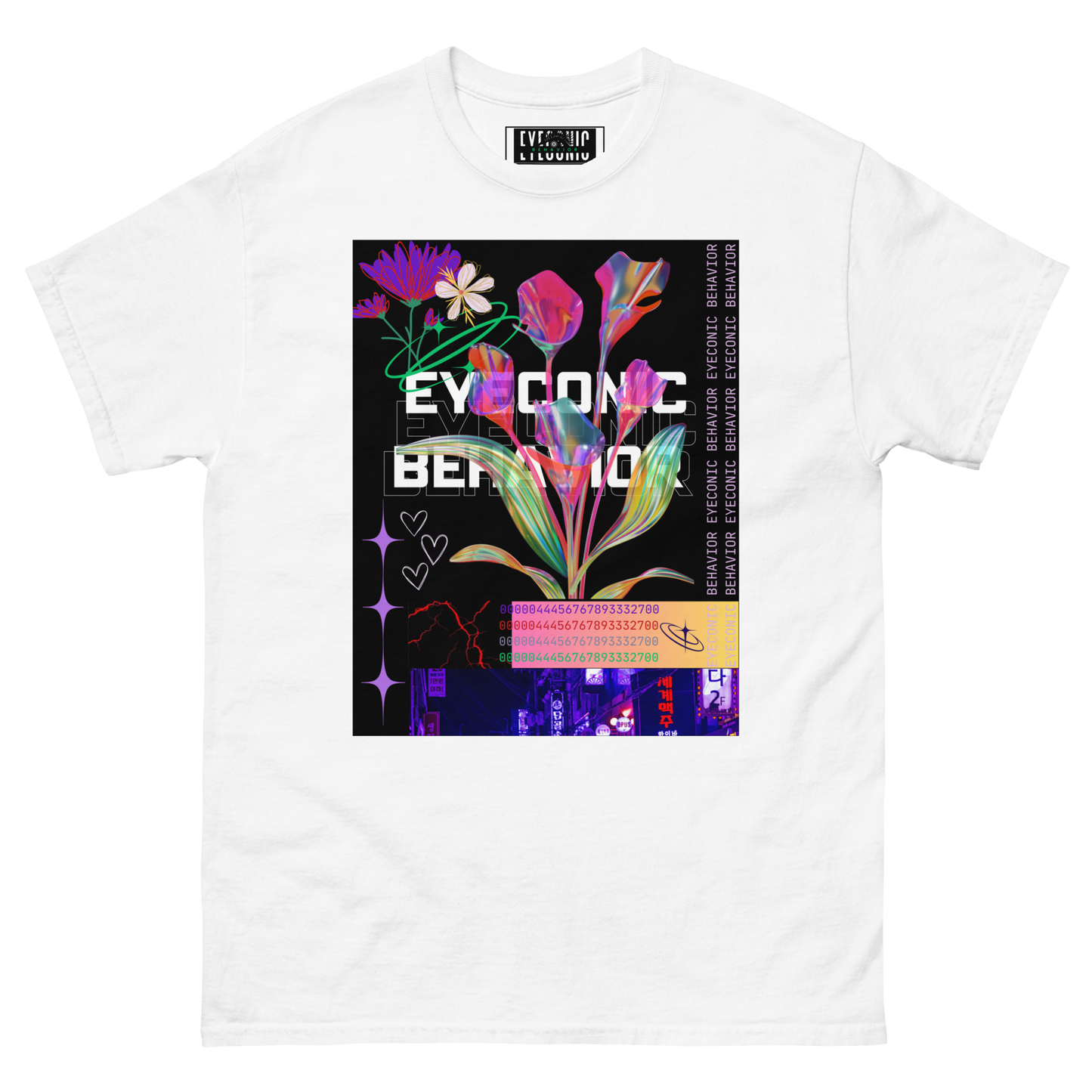 Eyeconic Behavior Florals T-shirt