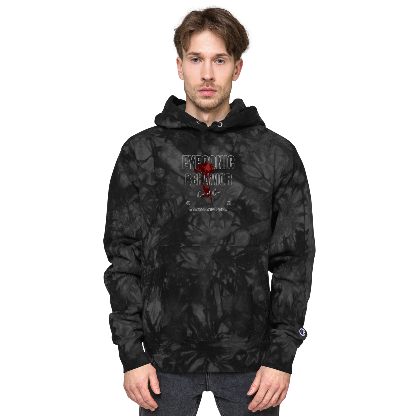Embroidered Champion x Eyeconic Behavior Tie-dye Pullover