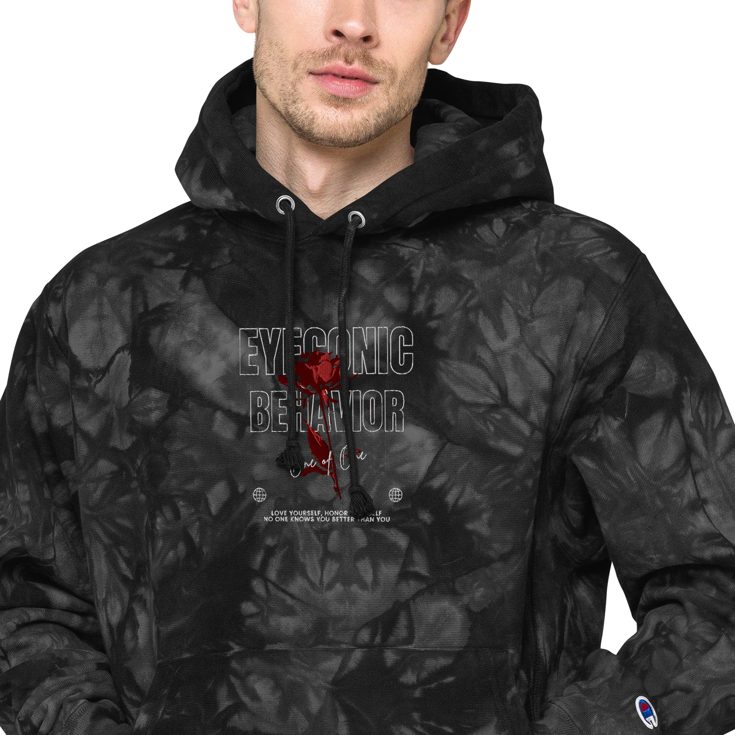 Embroidered Champion x Eyeconic Behavior Tie-dye Pullover