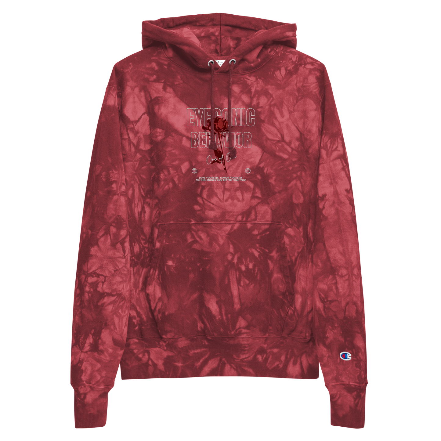 Embroidered Champion x Eyeconic Behavior Tie-dye Pullover
