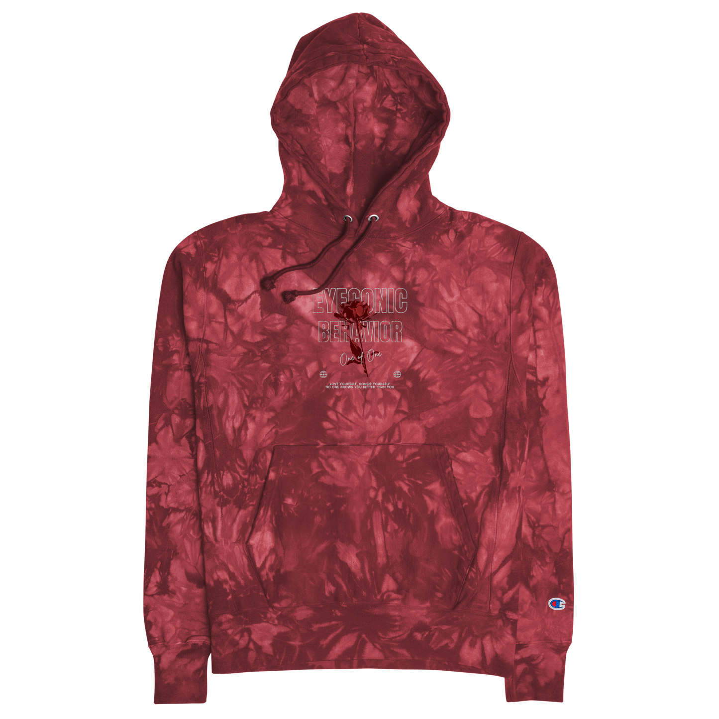 Embroidered Champion x Eyeconic Behavior Tie-dye Pullover