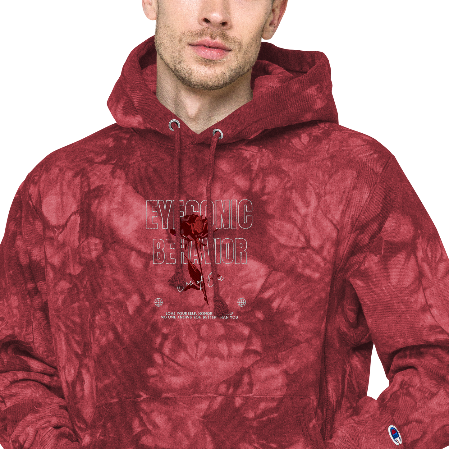 Embroidered Champion x Eyeconic Behavior Tie-dye Pullover