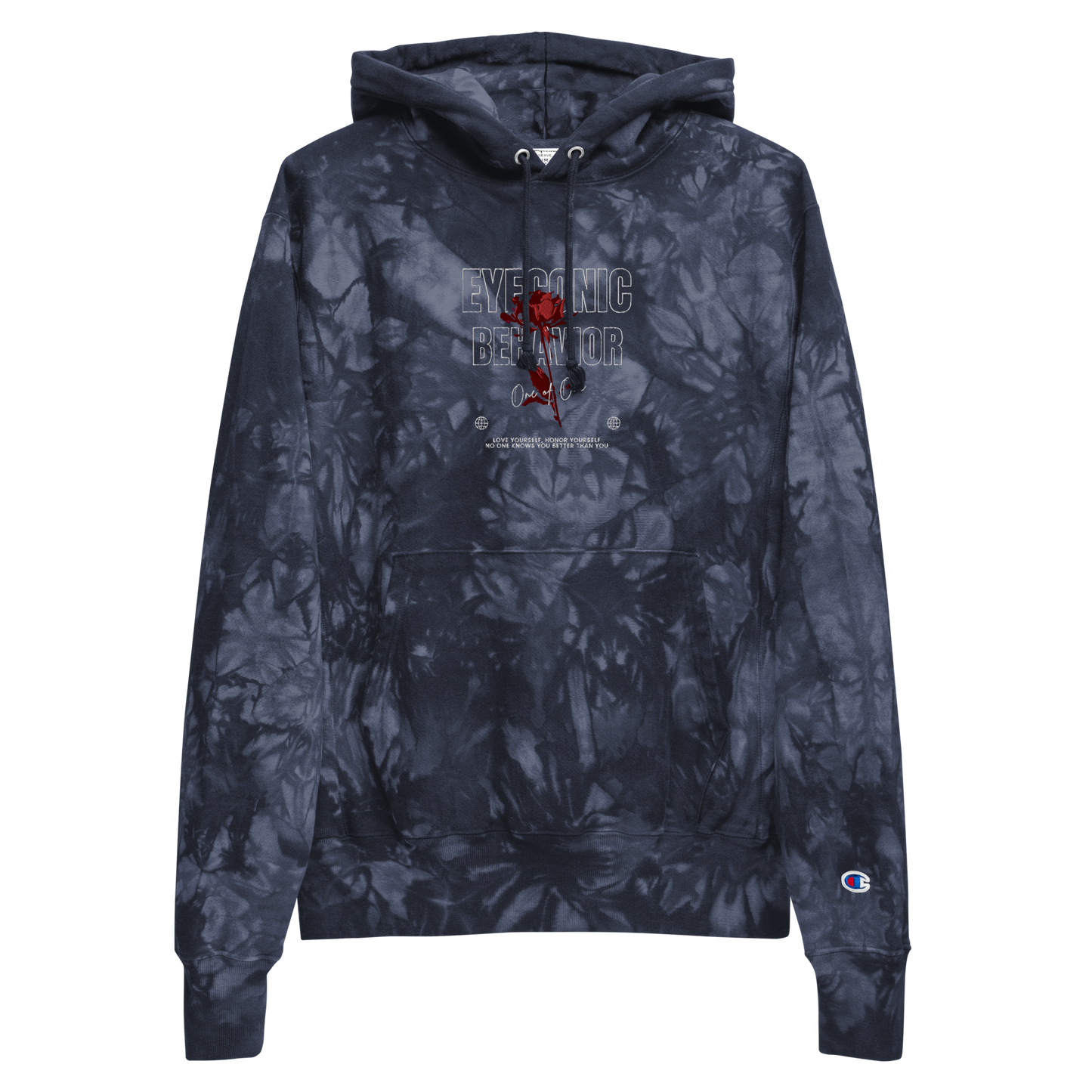Embroidered Champion x Eyeconic Behavior Tie-dye Pullover