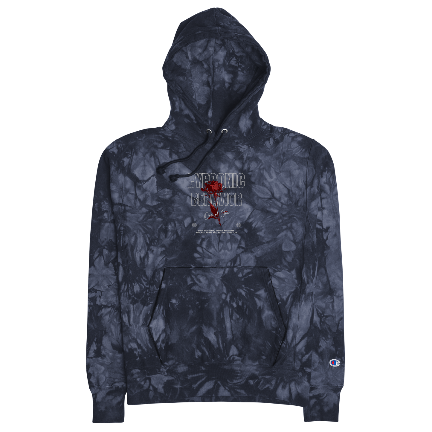 Embroidered Champion x Eyeconic Behavior Tie-dye Pullover