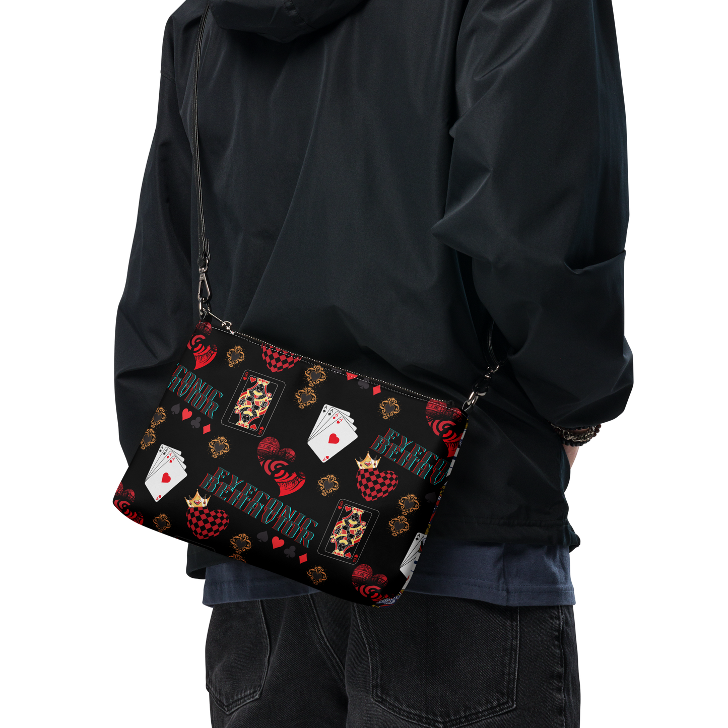 Queen of Hearts Crossbody/Clutch Bag