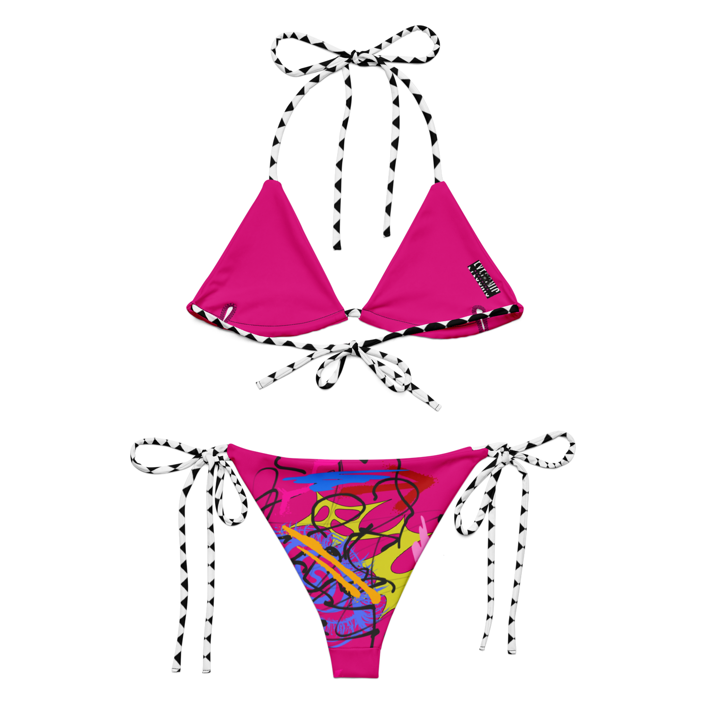 Artissimo Pink String Bikini Set