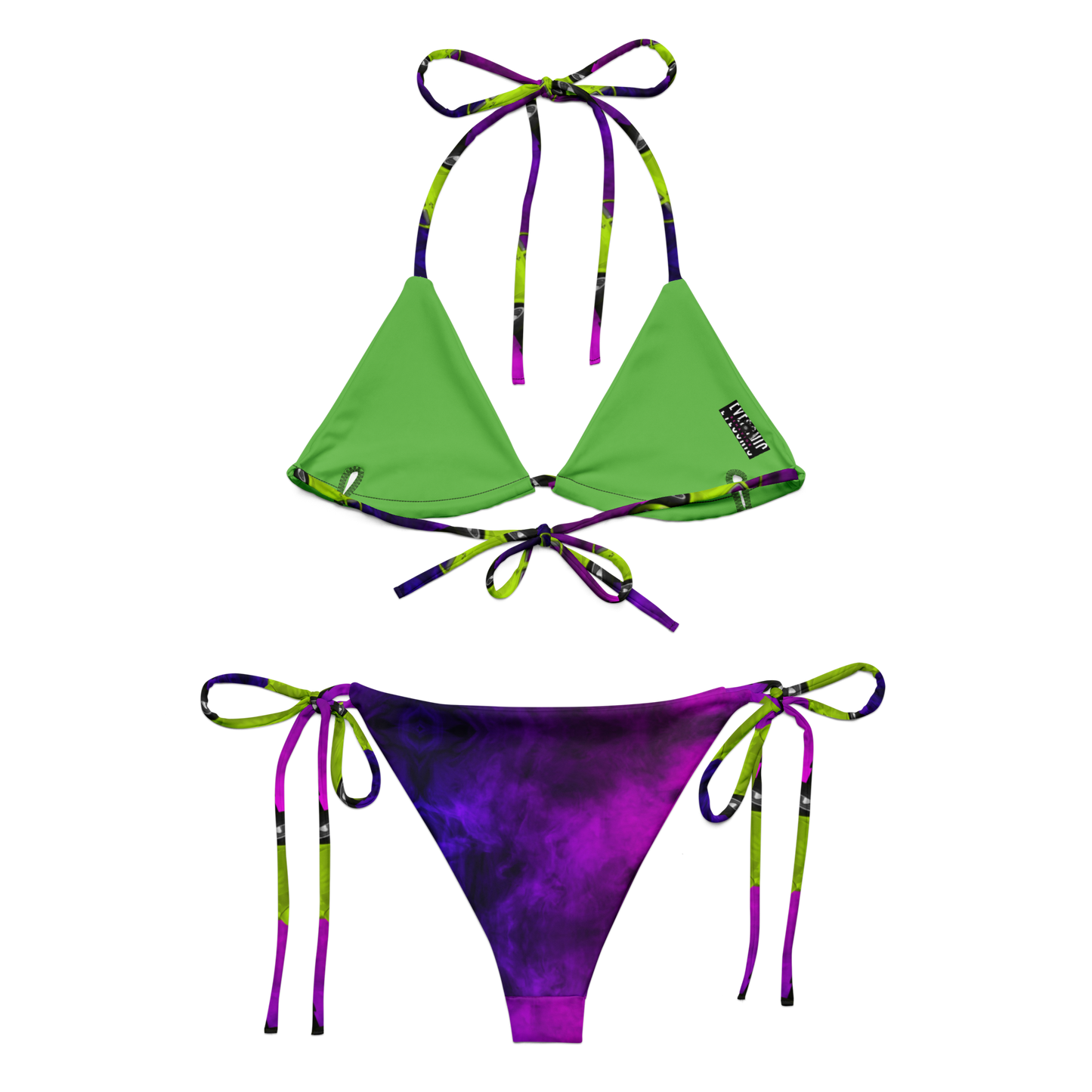 Purple Haze String Bikini Set