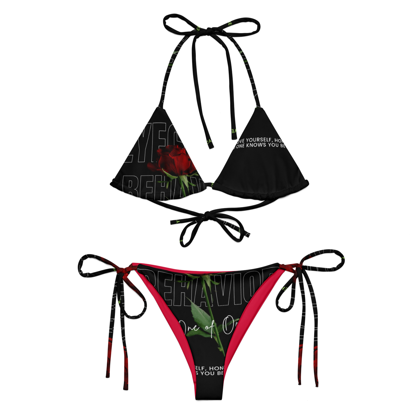 Lovelaced String Bikini Set