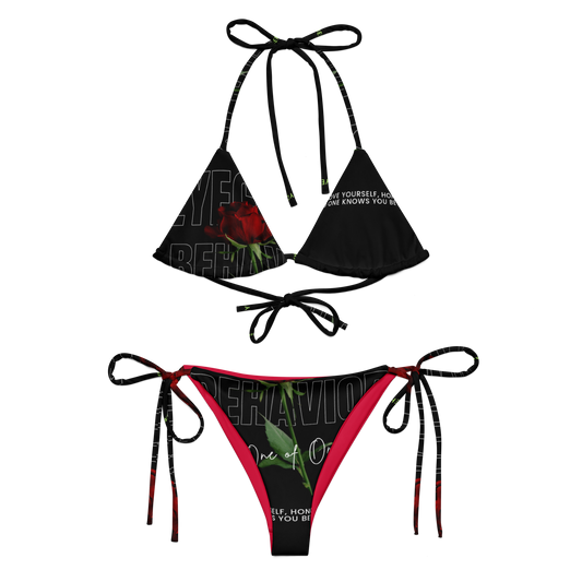 Lovelaced String Bikini Set