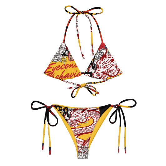 Dragon Eyes String Bikini Set