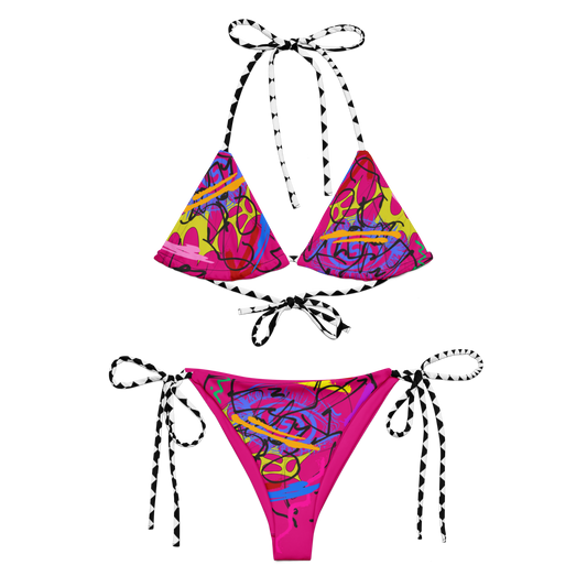 Artissimo Pink String Bikini Set