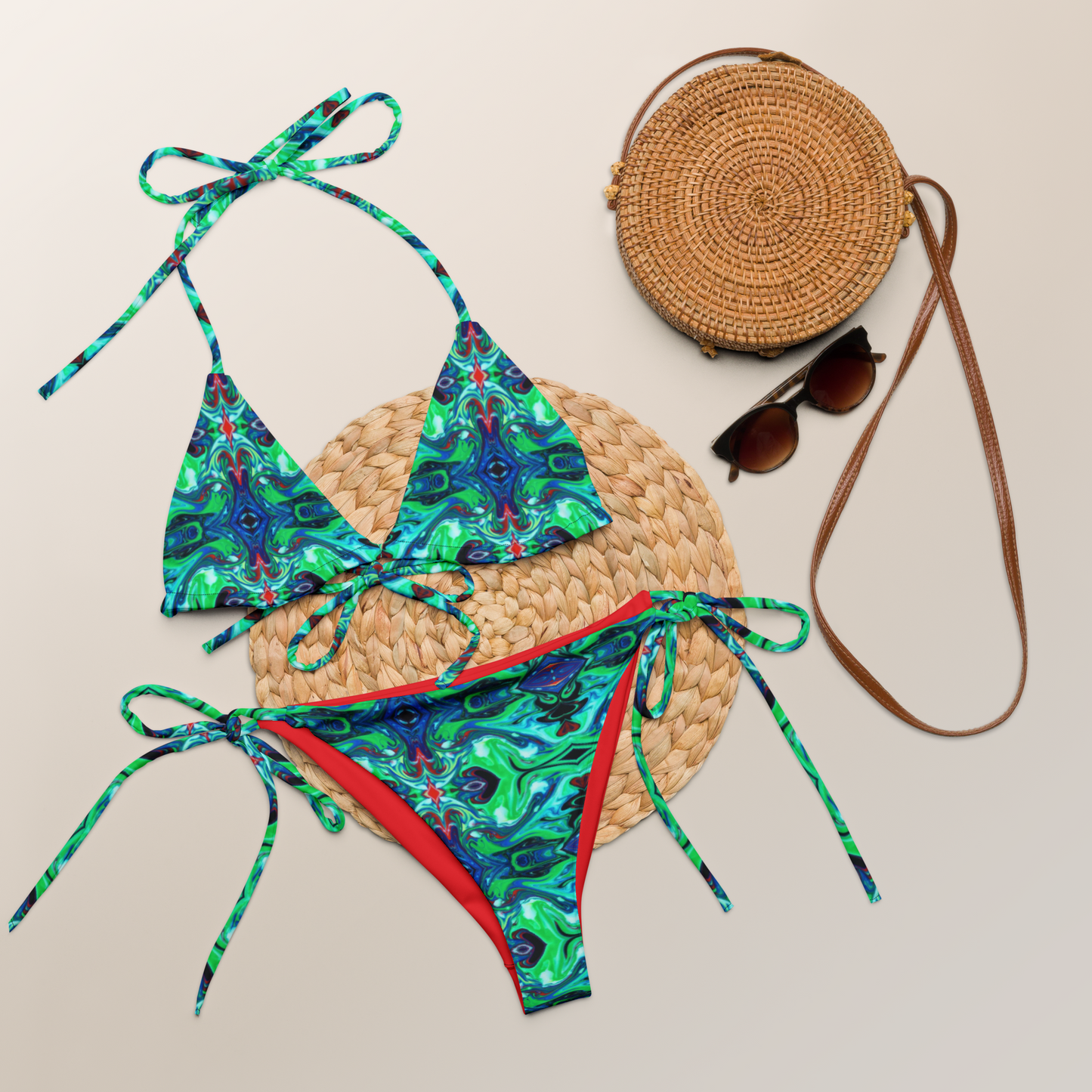 Mountain Dew String Bikini Set