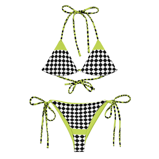 Chess Not Checkers 2 String Bikini Set