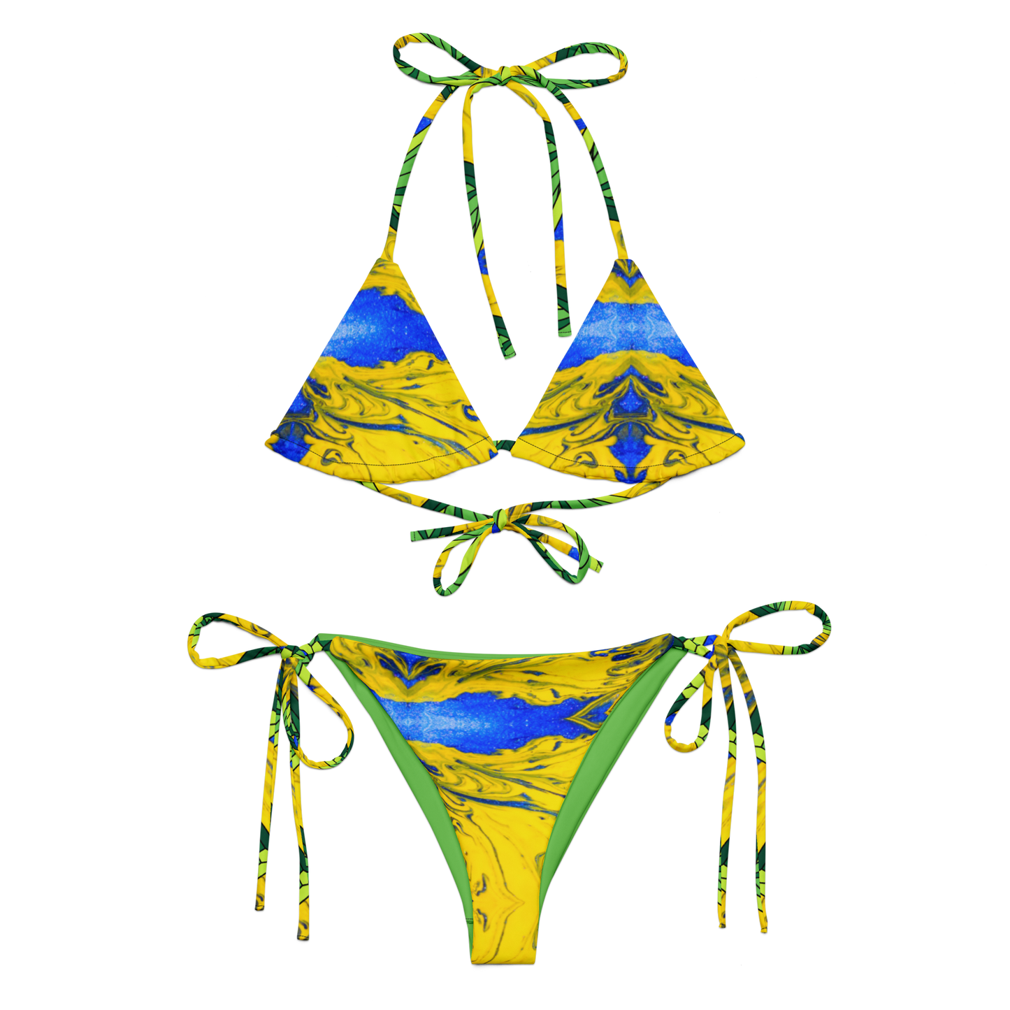 Melodramtic String Bikini Set