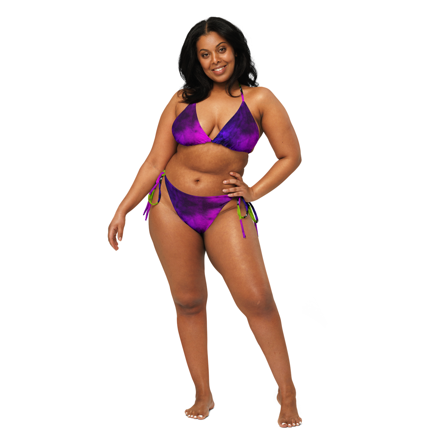 Purple Haze String Bikini Set