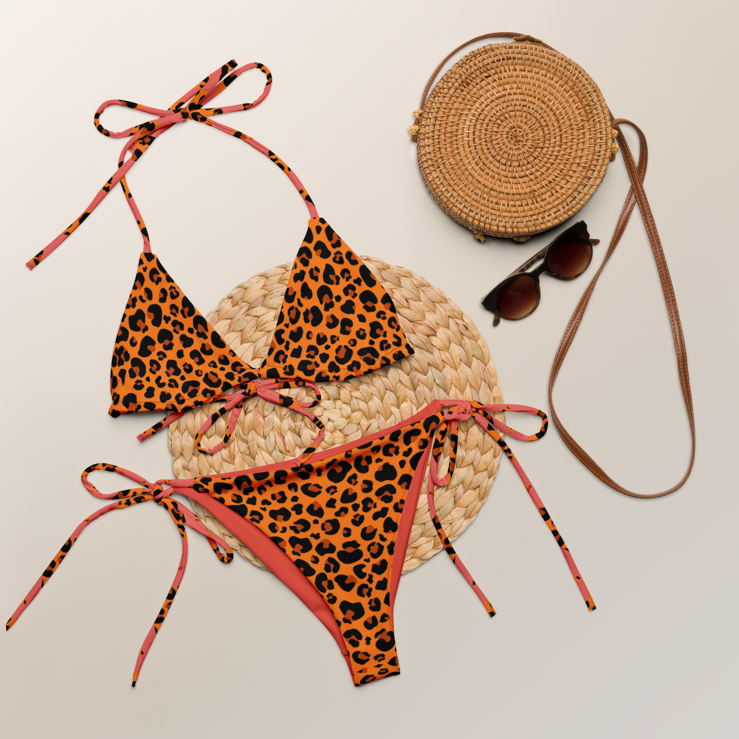 Leopard Lova String Bikini Set