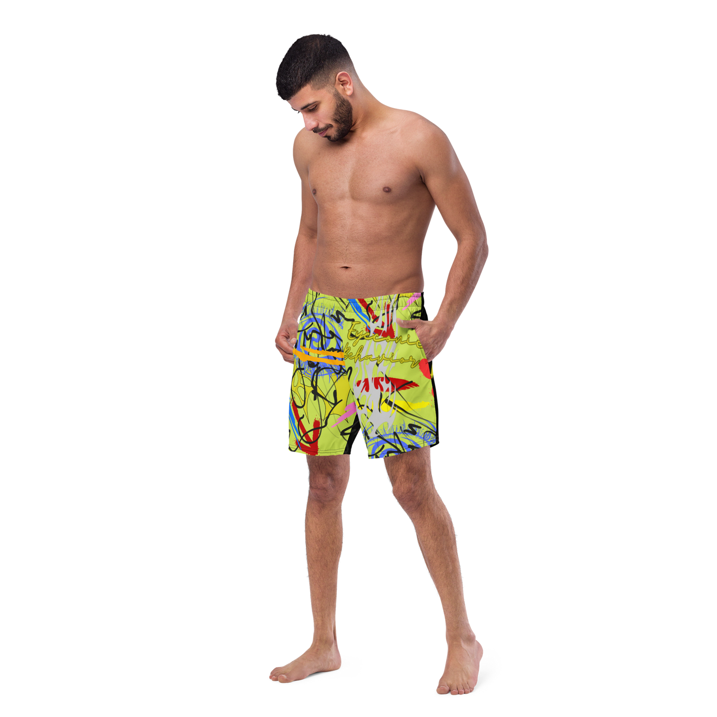 Artissimo Chartreuse Swim/Fast-Drying Shorts