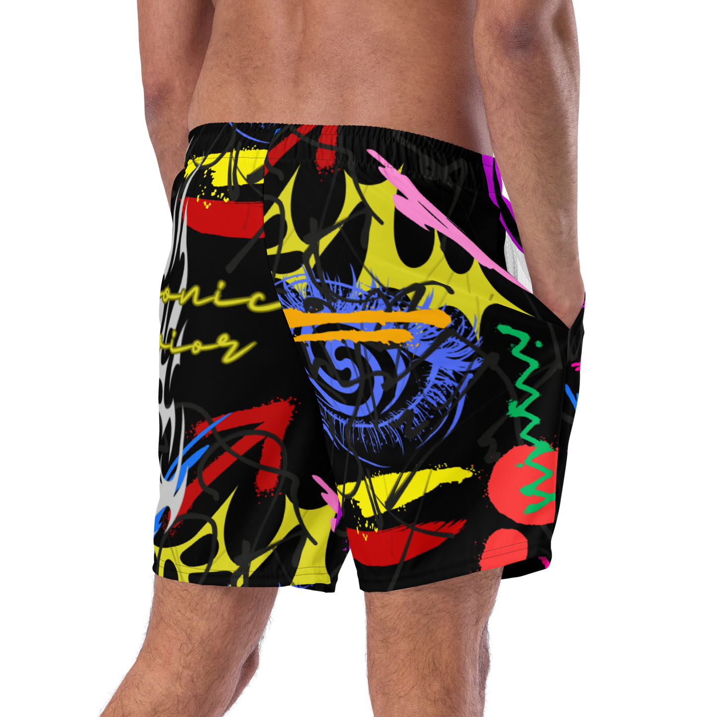 Artissimo Black Swim/Fast-Drying Shorts